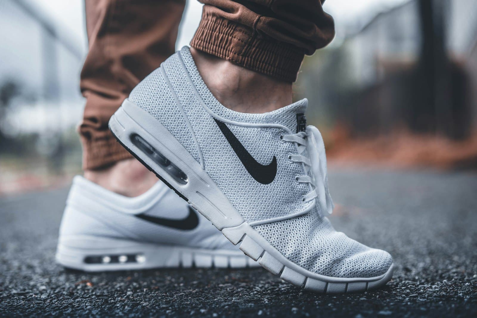 Affordable white and neutral sneakers styled with casual outfits