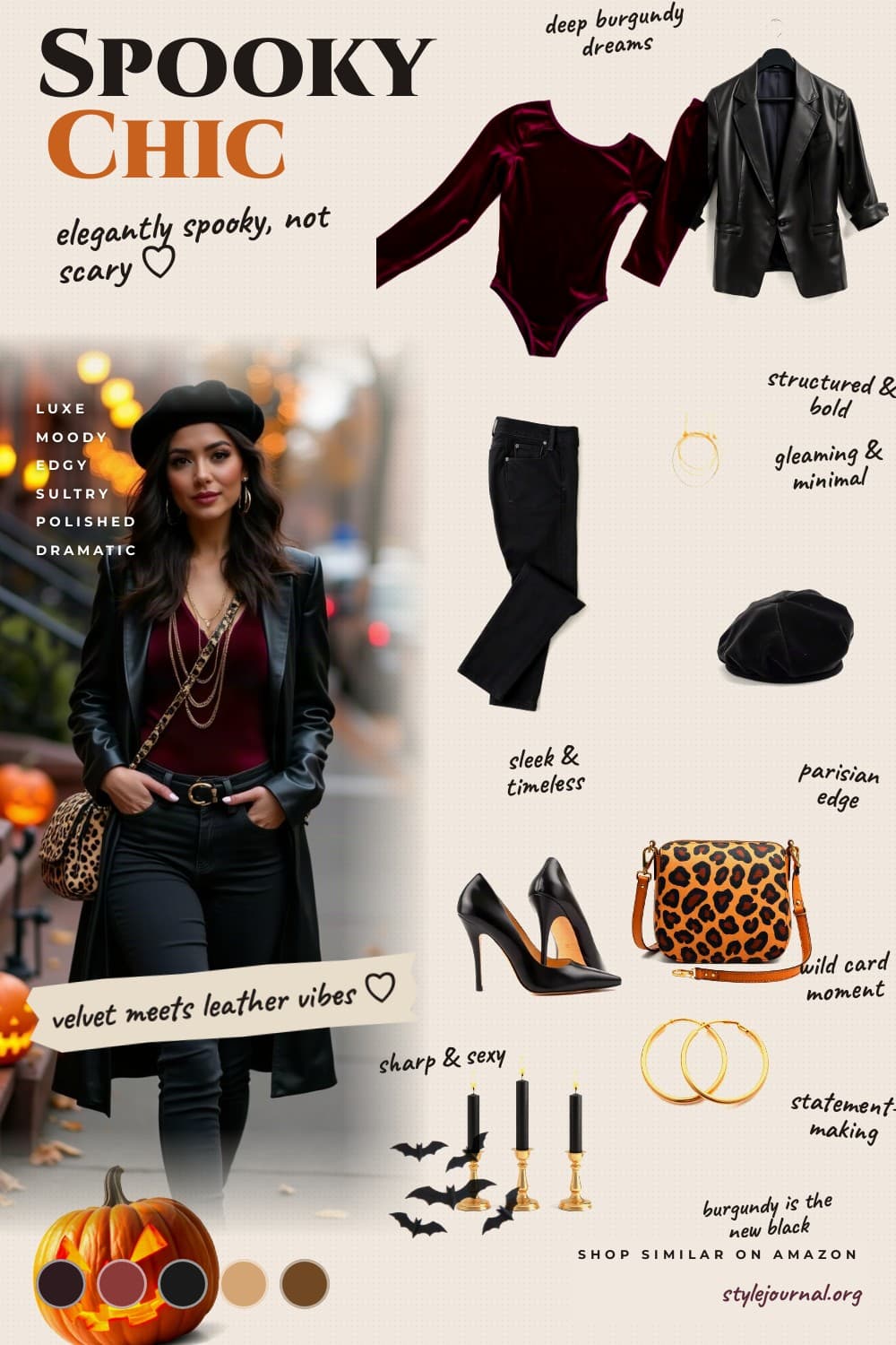 Midnight Velvet | Chic Halloween Party Outfit (No Costume!) | Dark Glamour