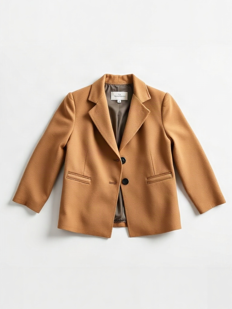 Camel wool coat
