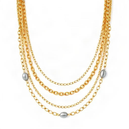 Gold layered necklace