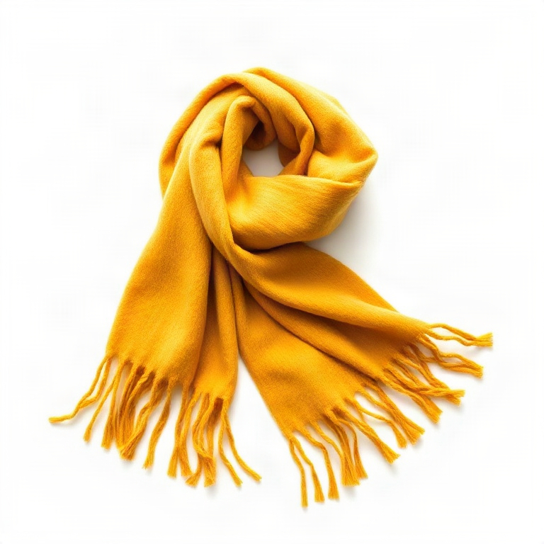 Mustard Wool Scarf