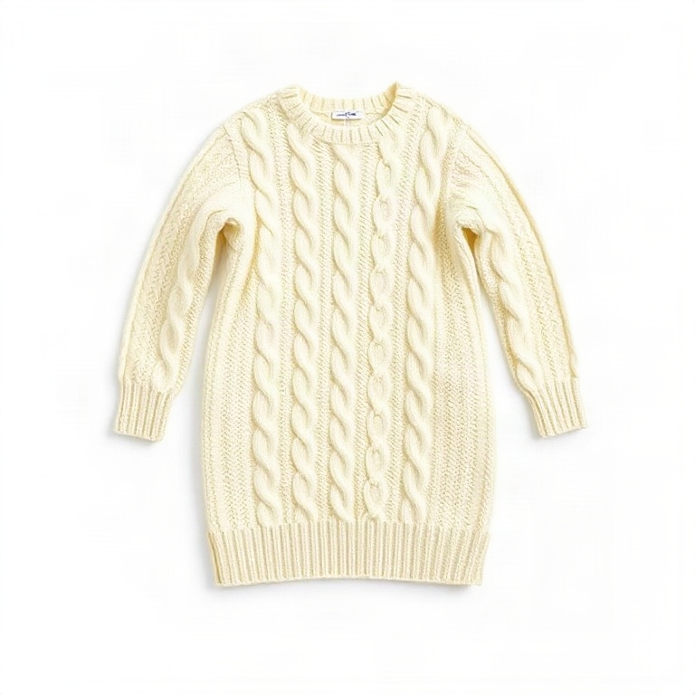 Cable Knit Sweater Dress