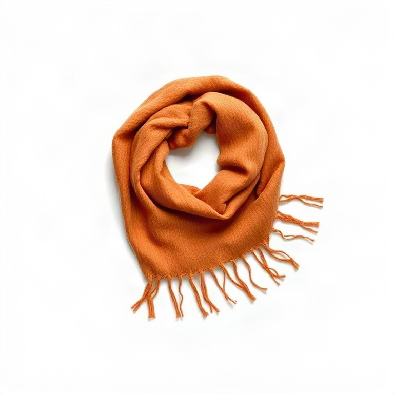 Rust Wool Scarf