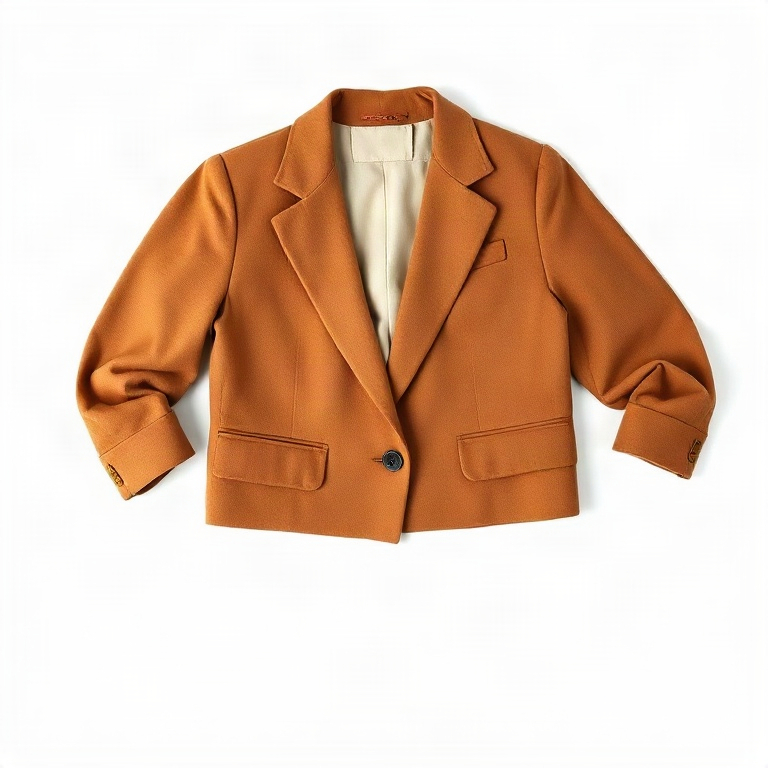 Caramel Wool Blazer
