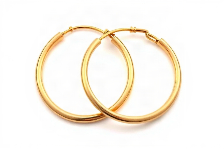 Gold Hoop Earrings